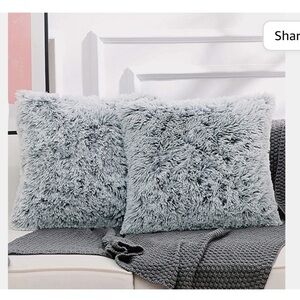 NordECO HOME Luxury Soft Faux Fur Fleece Cushion Cover
